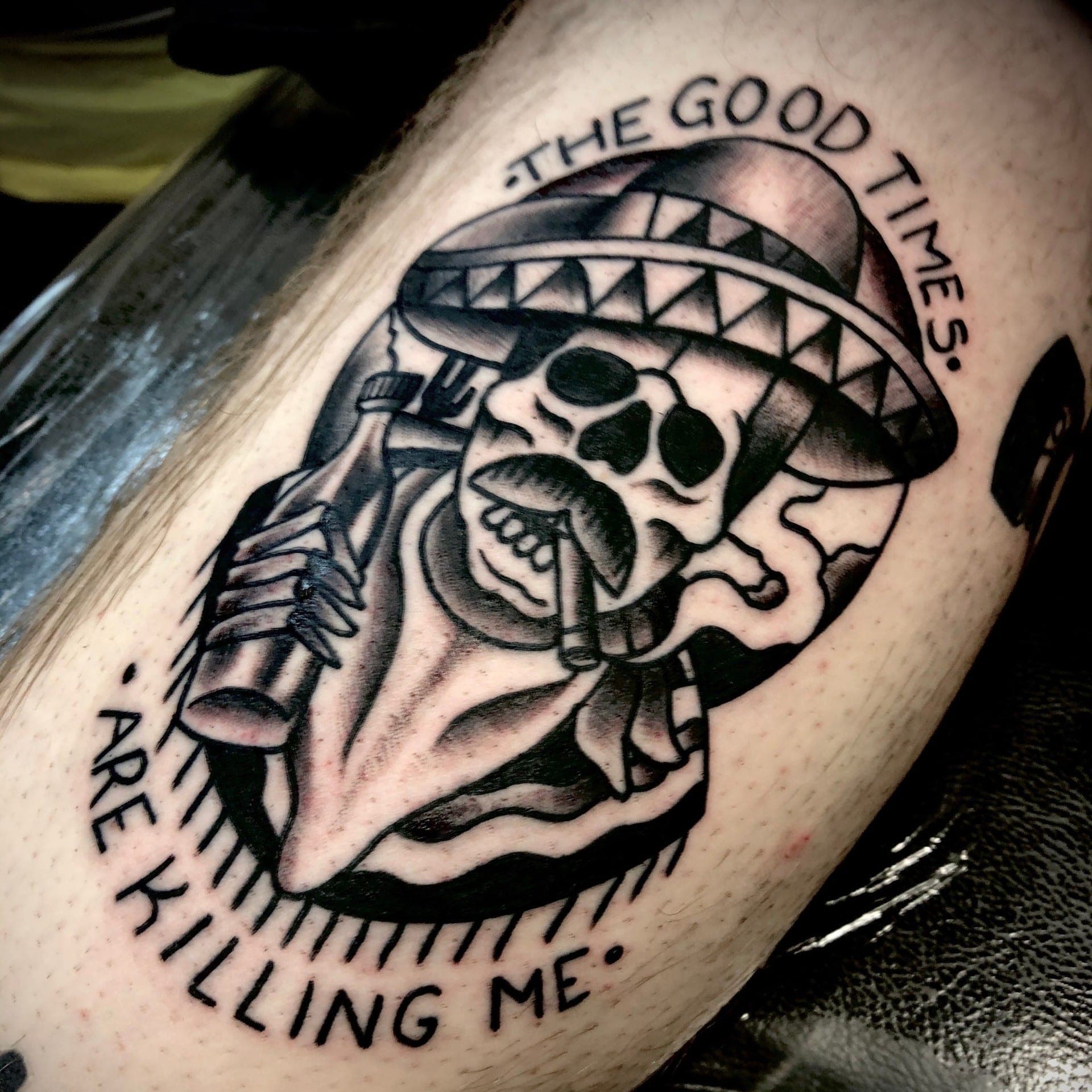 Tattoo by @mars_lightning at Por Vida Tattoo Stockport