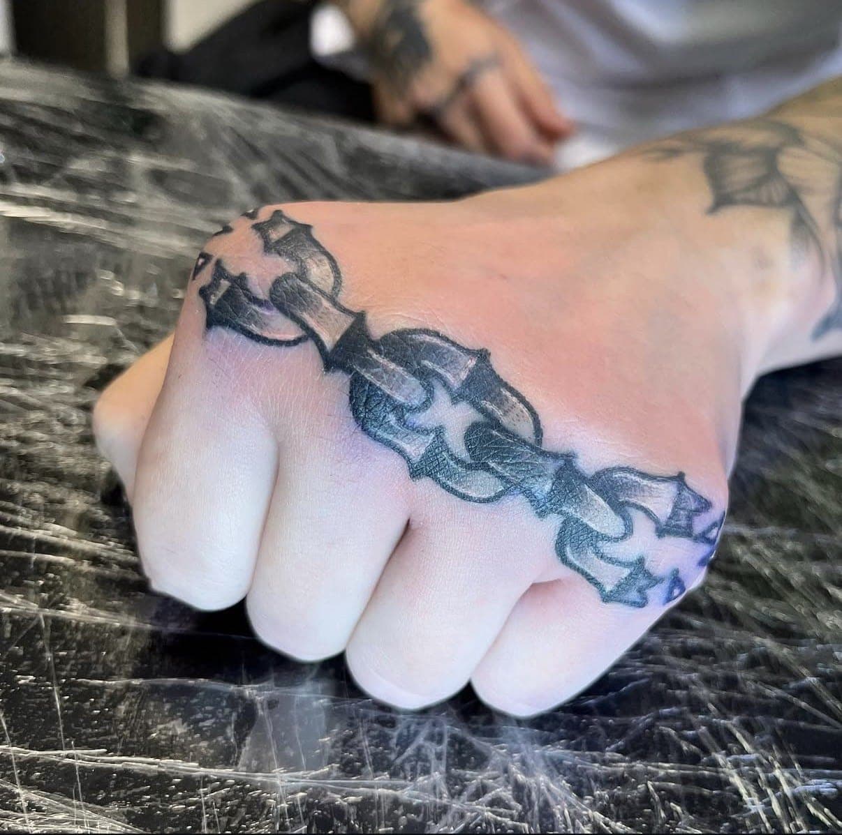 Tattoo by @mongreldave at Por Vida Tattoo Stockport
