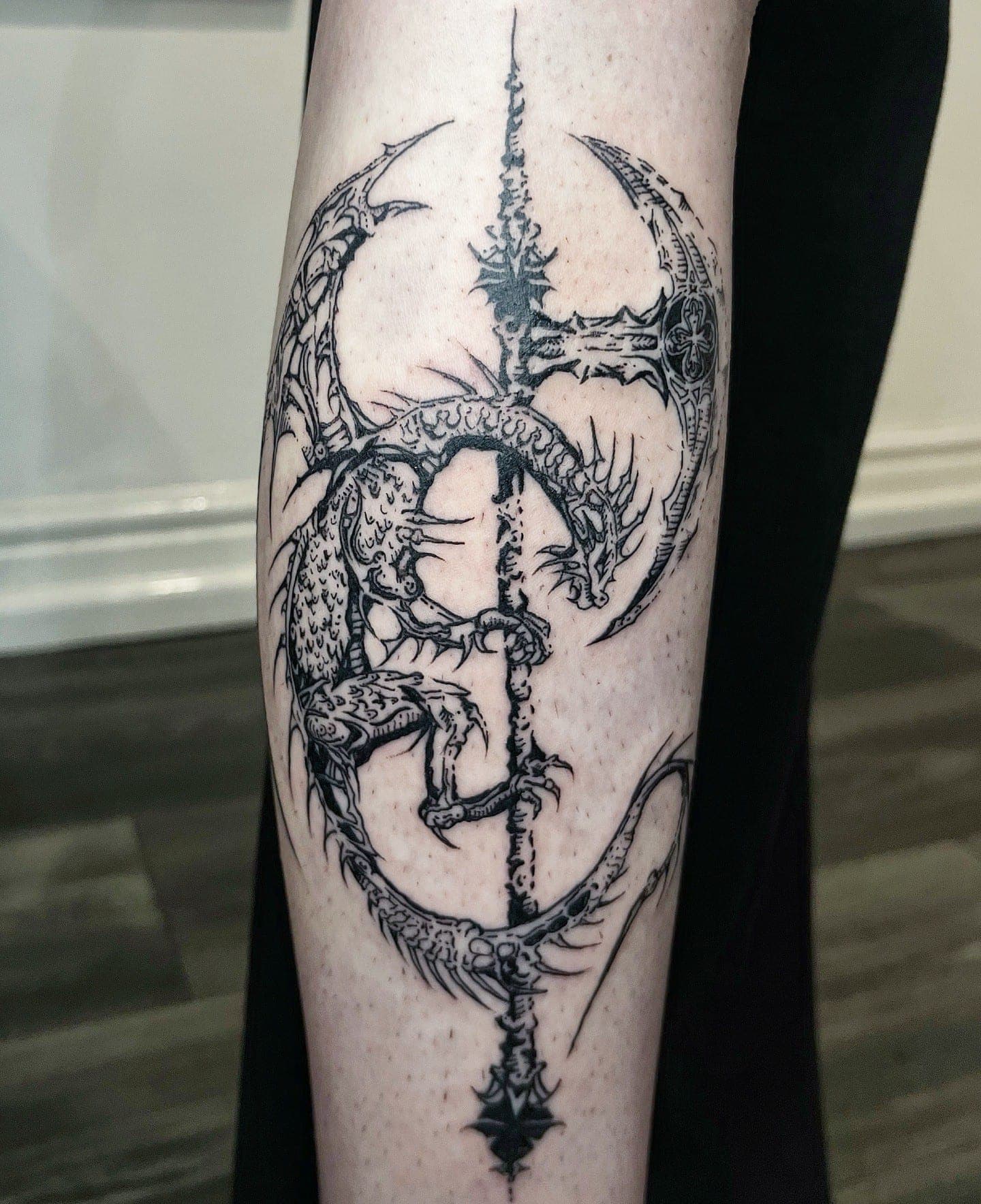 Tattoo by @moody__tattoos at Por Vida Tattoo Stockport