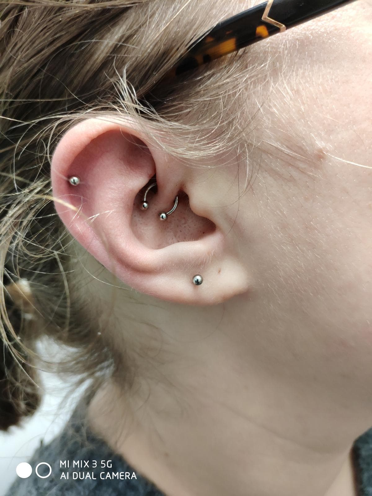 Piercing by @piercings_by_chlo at Por Vida Tattoo Wythenshaw