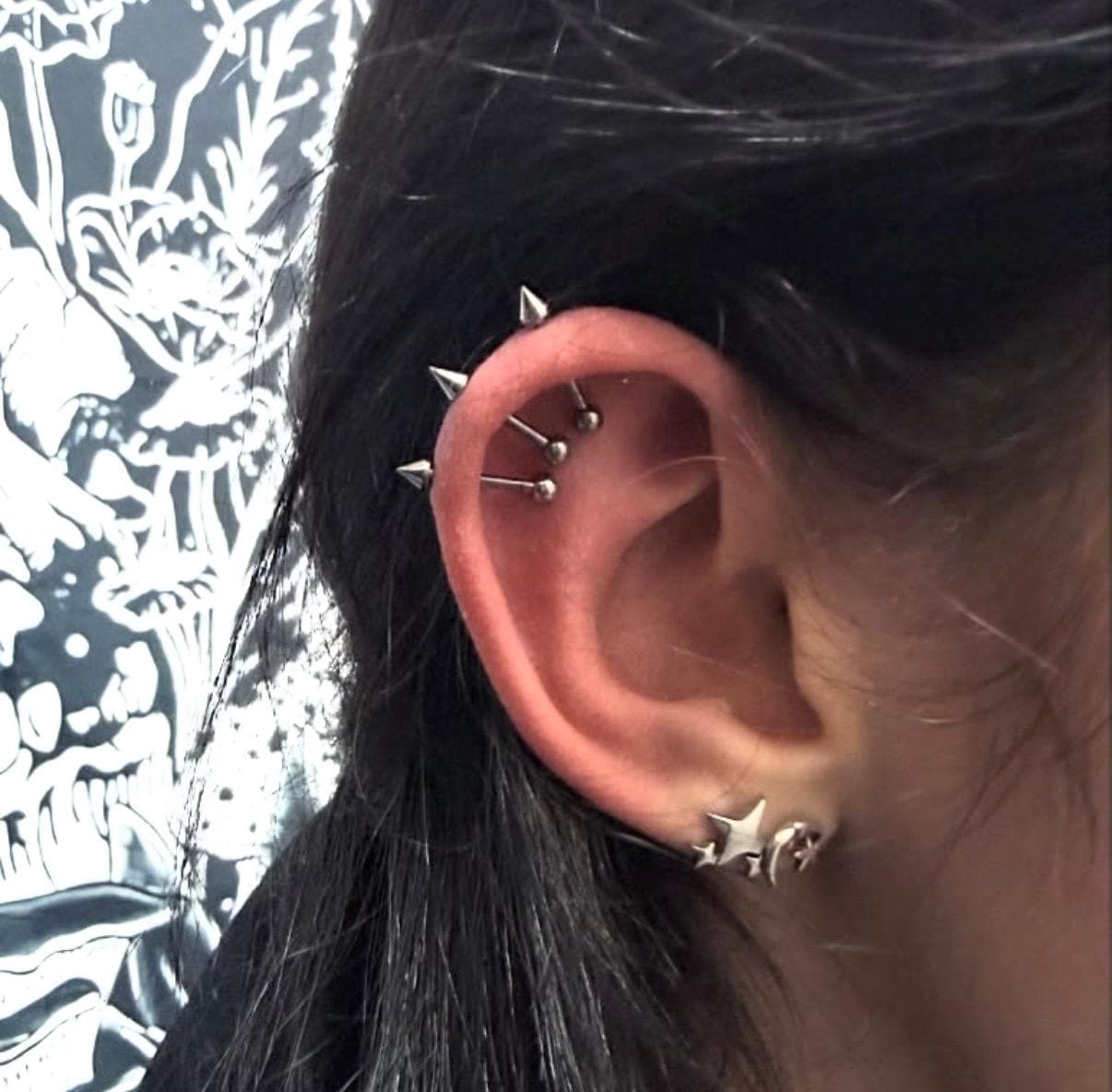 Piercing by @piercings_by_wezleh at Por Vida Tattoo Wythenshaw